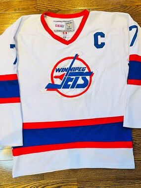 Vintage CCM Winnipeg Jets Keith Tkachuk #7 Hockey Jersey 'C'